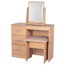 FurnitureToday Tara beech vanity dressing table