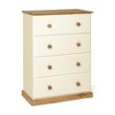 Tarka Painted 4 Drawer Deep Chest