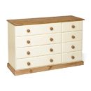 FurnitureToday Tarka Painted 8 Drawer Chest