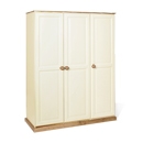 FurnitureToday Tarka Painted Ladies Triple Wardrobe