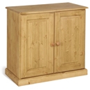 FurnitureToday Tarka Solid Pine 2 Door Cabinet