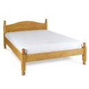 FurnitureToday Tarka Solid Pine Low Foot End Bed