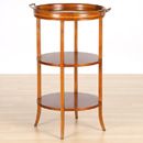 FurnitureToday Three Tier Glass Topped Table