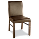 Tokyo Low Back Walnut Brown Leather Chair
