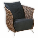 FurnitureToday Tokyo rattan curved armchair