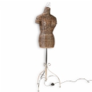 FurnitureToday Tokyo rattan torso standing lamp