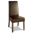 FurnitureToday Tokyo Walnut Brown Leather Chair