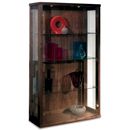FurnitureToday Tokyo Walnut Double Display Cabinet