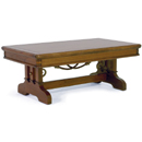 Toscana Collection dark wood coffee table