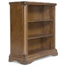 FurnitureToday Toscana Collection dark wood low bookcase