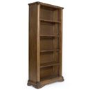FurnitureToday Toscana Collection dark wood tall bookcase