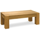 FurnitureToday Trend Solid Oak Large Coffee Table