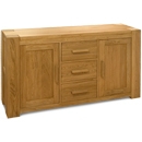 FurnitureToday Trend Solid Oak Large Sideboard
