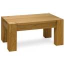 FurnitureToday Trend Solid Oak Small Coffee Table