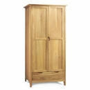 FurnitureToday Tuscany Oak Double Wardrobe