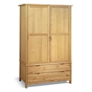 FurnitureToday Tuscany Oak Large Double Wardrobe