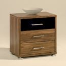 FurnitureToday Unity 3 drawer chest black