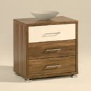 FurnitureToday Unity 3 drawer chest white 