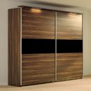 FurnitureToday Unity medium sliding door wardrobe black