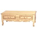 FurnitureToday Valbonne French painted 2 drawer coffee table