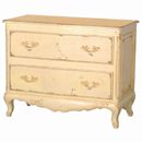 FurnitureToday Valbonne French painted 2 drawer plain chest