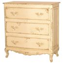 FurnitureToday Valbonne French painted 3 drawer plain chest