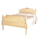 Valbonne French painted 4ft 6 panelled bed