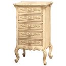 FurnitureToday Valbonne French painted 5 drawer chest