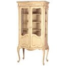 FurnitureToday Valbonne French painted bombe display cabinet