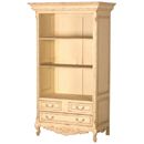 FurnitureToday Valbonne French painted bookcase with drawers