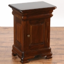 Vanessa dark wood 1 door bedside cabinet