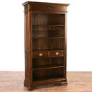 FurnitureToday Vanessa dark wood Centre Drawer Bookcase 