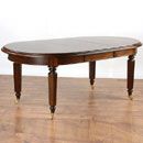 FurnitureToday Vanessa dark wood Small Extension Dining Table
