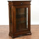 FurnitureToday Vanessa dark wood Vitrine Cabinet