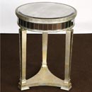 FurnitureToday Venetian glass 3 leg side table