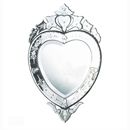FurnitureToday Venetian Small Heart Shape Mirror