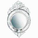 FurnitureToday Venetian Small Round Mirror