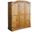 FurnitureToday Vermont Ash 3 Door Wardrobe