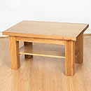 FurnitureToday Vermont Solid Oak Medium Coffee Table