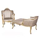 FurnitureToday Versailles Louis chair and stool 