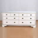 FurnitureToday Versailles white painted 8 drawer double chest