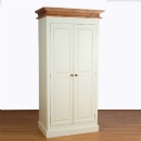 FurnitureToday Village Pine Painted All Hanging Wardrobe