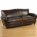 FurnitureToday Vintage Leather Pigalle 3 Seater Sofa
