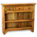 FurnitureToday Vintage pine 3 drawer console table