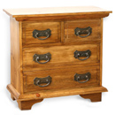FurnitureToday Vintage pine 4 drawer chest of drawers
