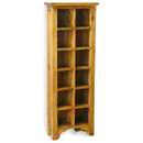 Vintage pine double open CD rack