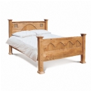 FurnitureToday Vintage pine gothic bed
