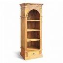 FurnitureToday Vintage pine single president bookcase