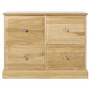 FurnitureToday Westminster oak double filing cabinet