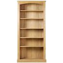 FurnitureToday Westminster oak large fluted bookcase